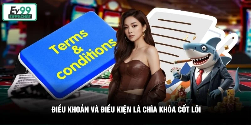 Điều khoản và điều kiện là chìa khóa cốt lõi Điều khoản và điều kiện là chìa khóa cốt lõi