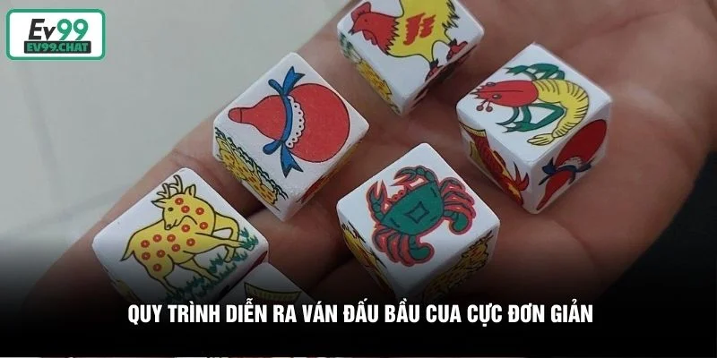Quy trình diễn ra ván đấu Bầu Cua cực đơn giản Quy trình diễn ra ván đấu Bầu Cua cực đơn giản